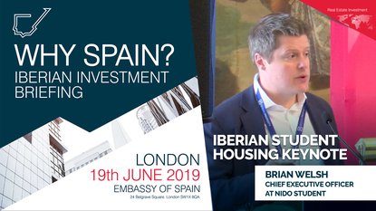 IBERIAN STUDENT HOUSING KEYNOTE | BRIAN WELSH | NIDO STUDENT